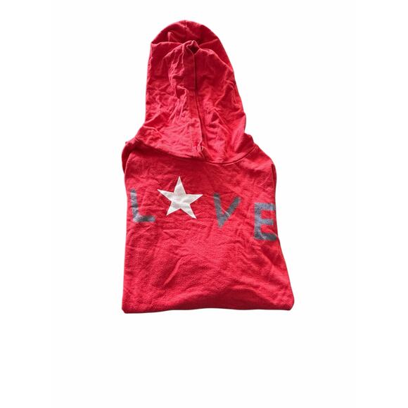 Sundry Red “LOVE” Star Hoodie – Made in USA – Size 3 (L) - Picture 2 of 6